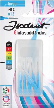 İsodent Interdent Brush 1,3 mm Large 6 lı - 1