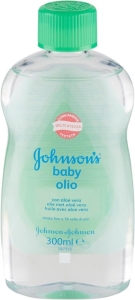 Johnson's - Johnson's Baby Oil Aloe Vera 300 ml Yeşil