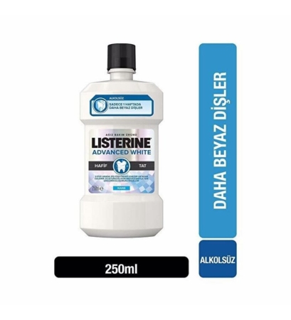 Listerine Advanced White 250 ml Hafif Tat