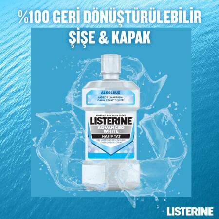 Listerine Advanced White 250 ml Hafif Tat - 6