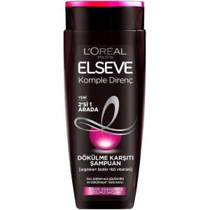 L'Oréal Elseve Şampuan 360 ml Komple Direnç Dökülme Karşıt 2si1arada - Elseve