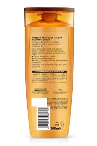 L'Oréal Elseve Şampuan 360 ml Mucizevi Yağ Besleyici Bakım Değerli Amla Yağı Özü - 3