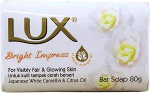 Lux Kalıp Sabun 80g Bright Impress Japon Kamelyası ve Narenciye Yağı - Lux