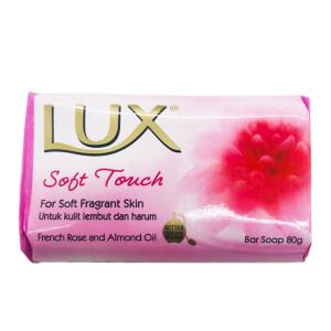 Lux Kalıp Sabun 80g Soft Touch Fransız Gülü ve Badem Yağı - Lux