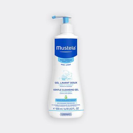Mustela Zachte Wasgel Yenidoğan Saç Vücut Şampuanı 500 ml - 1