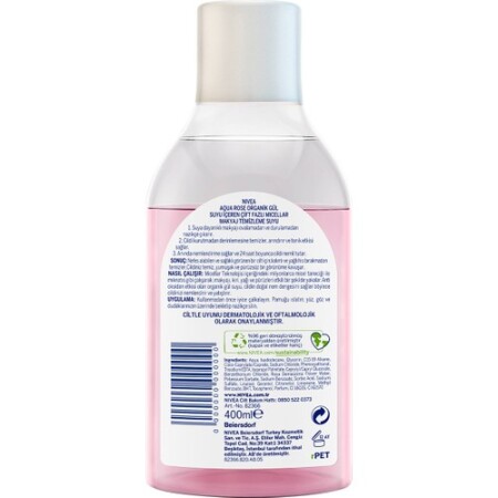 Nivea Aqua Rose Makyaj Temizleme Suyu 400 ml Organik Gül Suyu - 2