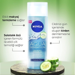 Nivea Aqua Sensation Canlandırıcı Yüz Temizleme Jeli 200 ml - Thumbnail