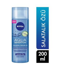 Nivea Aqua Sensation Canlandırıcı Yüz Temizleme Jeli 200 ml - Nivea