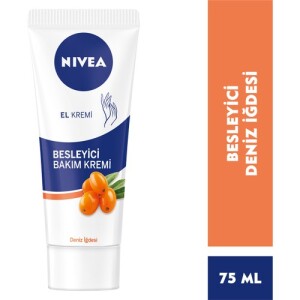 Nivea Besleyici El Bakım Kremi Deniz İğdesi ve E Vitaminli 75 ml - Nivea