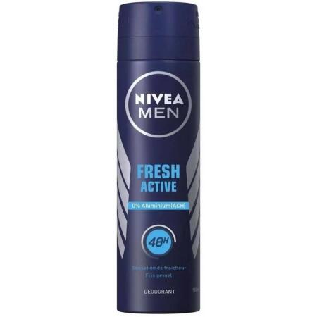 Nivea Deo Men Fresh Active 150 ml 48H %0 Alüminyum - 1
