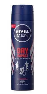 Nivea Deo Sprey Dry Impact 150 ml Erkek - Nivea