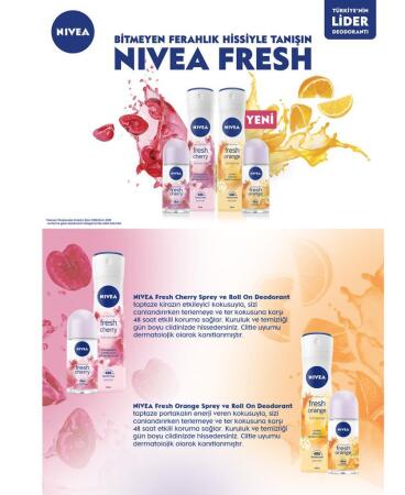 Nivea Deo Sprey Fresh Cherry 150 ml Kadın - 2