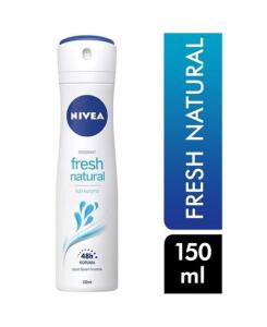 Nivea Deo Sprey Fresh Natural 150 ml Kadın 48h - Nivea