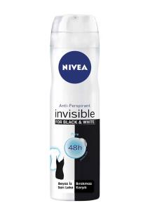 Nivea Deo Sprey Invisible B&W Clear 150 ml Kadın - Nivea