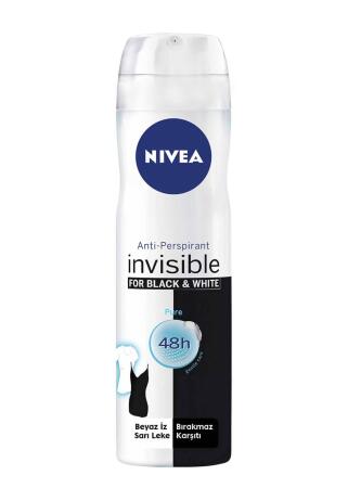 Nivea Deo Sprey Invisible B&W Clear 150 ml Kadın - 1