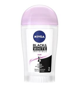 Nivea Deo Stick Women 40 ml Invisible B&W Clear - Nivea