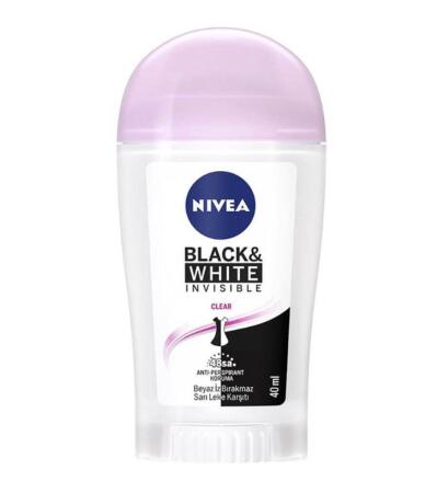 Nivea Deo Stick Women 40 ml Invisible B&W Clear - 1