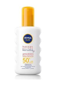 Nivea Güneş Spreyi Hassas Anında Koruma SPF50+ 200ml - Nivea