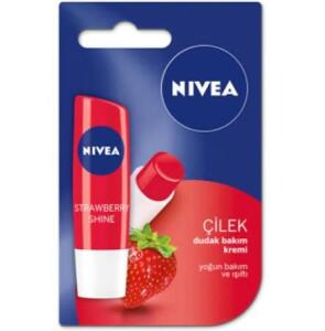 Nivea Lip Fruity Shine Çilek Dudak Bakım Kremi - Nivea