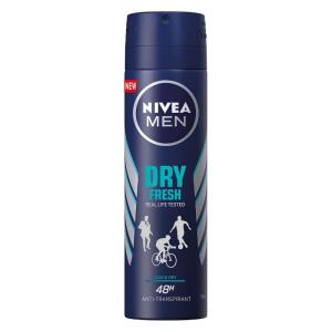 Nivea Men Deo Sprey Dry Fresh 150 ml Erkek 72h - Nivea