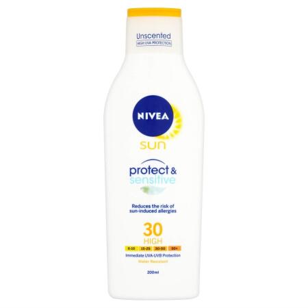 Nivea Sun Hassas Koruma SPF30+ 200 ml Güneş Sütü - 1