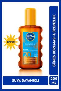 Nivea Sun Koruma & Bronzluk Arttırıcı Güneş Yağı SPF20 200 ml - Nivea
