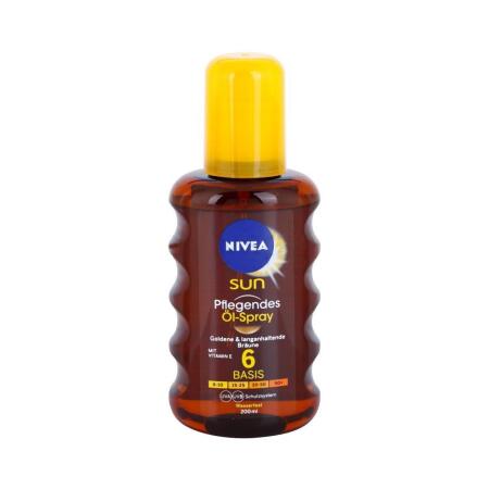 Nivea Sun SPF6 200 ml Bronzlaştırıcı Sprey Güneş Yağı - 1