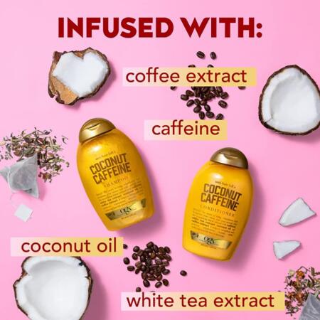 Ogx Coconut Caffeine Şampuan 385ml - 2