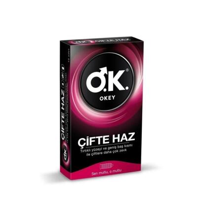Okey Çifte Haz Prezervatif 10lu - 1
