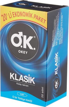 Okey Klasik Prezervatif 20li Eko Paket - 3