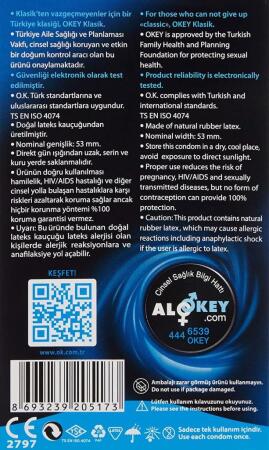 Okey Klasik Prezervatif 20li Eko Paket - 4