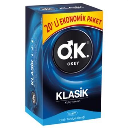 Okey Klasik Prezervatif 20li Eko Paket - 6