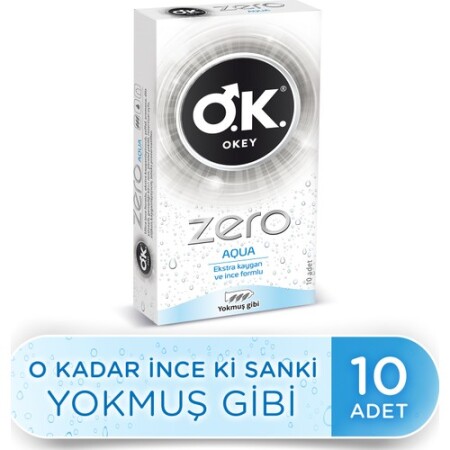 Okey Zero Aqua Prezervatif 10lu - 1