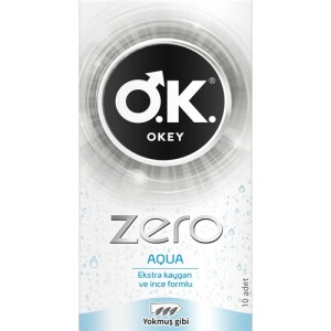 Okey Zero Aqua Prezervatif 10lu - 2
