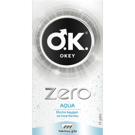 Okey Zero Aqua Prezervatif 10lu - 2