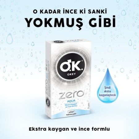Okey Zero Aqua Prezervatif 10lu - 4