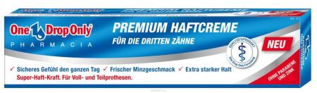One Drop Only Premium Protez Yapıştırıcı Tat İçermez 40 gr - 1