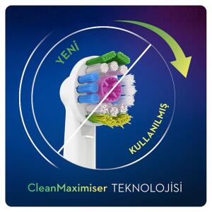 Oral-B 3DWhite CleanMaximiser 2li Yedek Başlık - 2