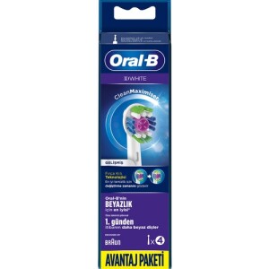 Oral-B 3DWhite CleanMaximiser 4lü Yedek Başlık - 2