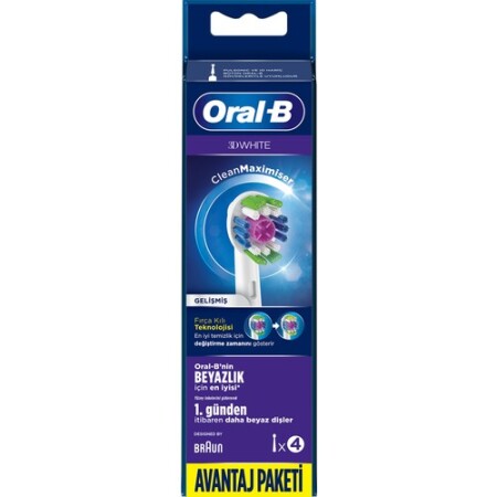 Oral-B 3DWhite CleanMaximiser 4lü Yedek Başlık - 2