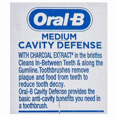 Oral-B Cavity Defense Derin Temizlik+Leke Çıkarma Kömür Özlü Diş Fırçası Orta - 4