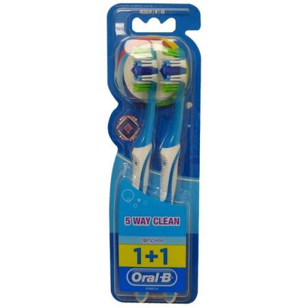 Oral-B Complete 5 yönlü Temizlik Diş Fırçası 40 Orta 1+1 - 1