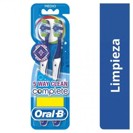 Oral-B Complete 5 yönlü Temizlik Diş Fırçası 40 Orta 1+1 - 4