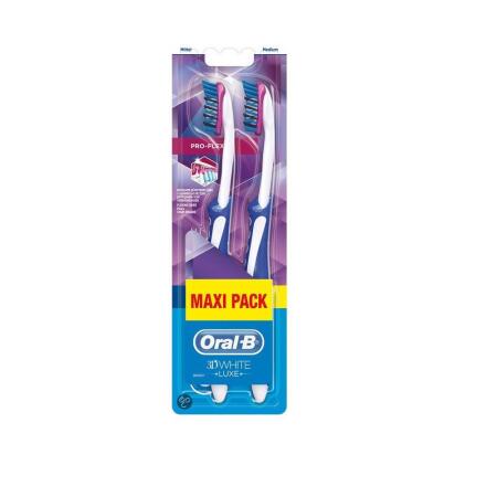 Oral-B Pro Flex Luxe 3D White Medium 2li Diş Fırçası - 5