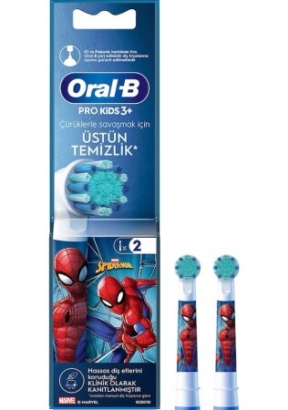 Oral-B Pro Kids Spiderman 2li Yedek Başlık - 16