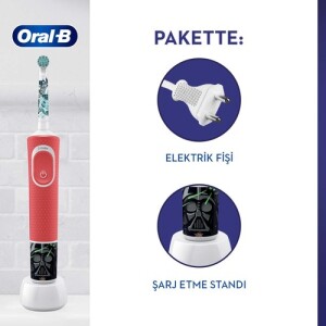 Oral-B Star Wars 3+ Ekstra Yumuşak Şarj Edilebilir Diş Fırçası D100.413.2K - 2