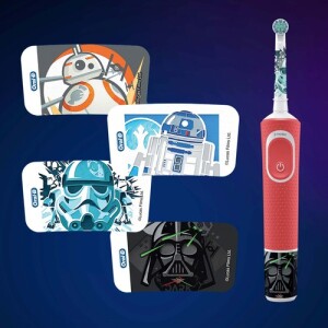 Oral-B Star Wars 3+ Ekstra Yumuşak Şarj Edilebilir Diş Fırçası D100.413.2K - 4