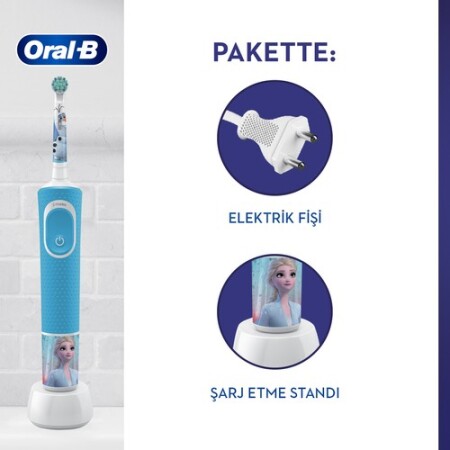 Oral-B Vitality Frozen Şarj Edilebilir Diş Fırçası D100 - 2
