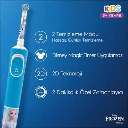 Oral-B Vitality Frozen Şarj Edilebilir Diş Fırçası D100 - 3