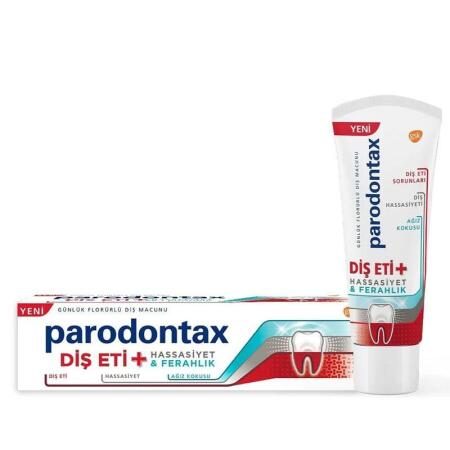 Parodontax Florürlü Diş Etleri+Ağız Kokusu ve Hassasiyet İçeren Günlük 75 ml - 1